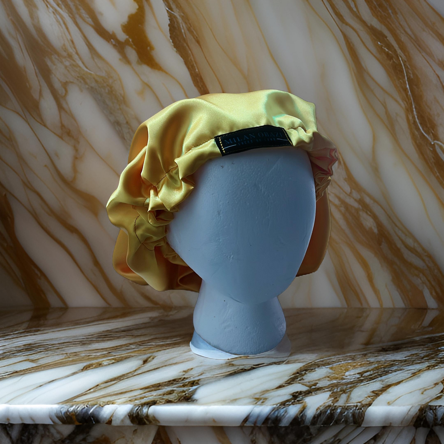 Adult Custom Adjustable Yellow Bonnet