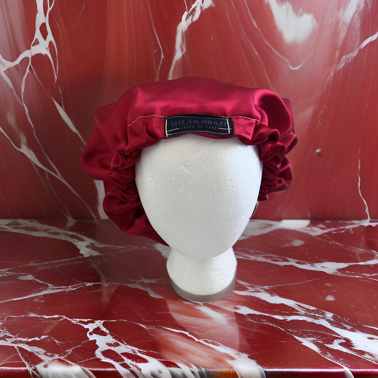 Adult Custom Adjustable Red Bonnet