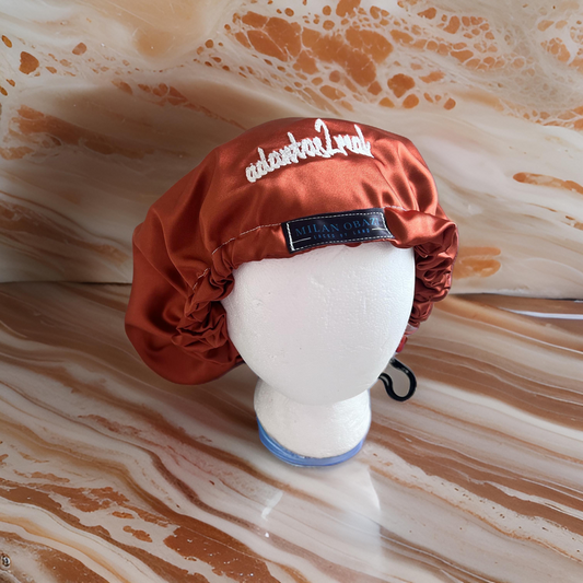 Adult Custom Adjustable Burnt Orange Bonnet