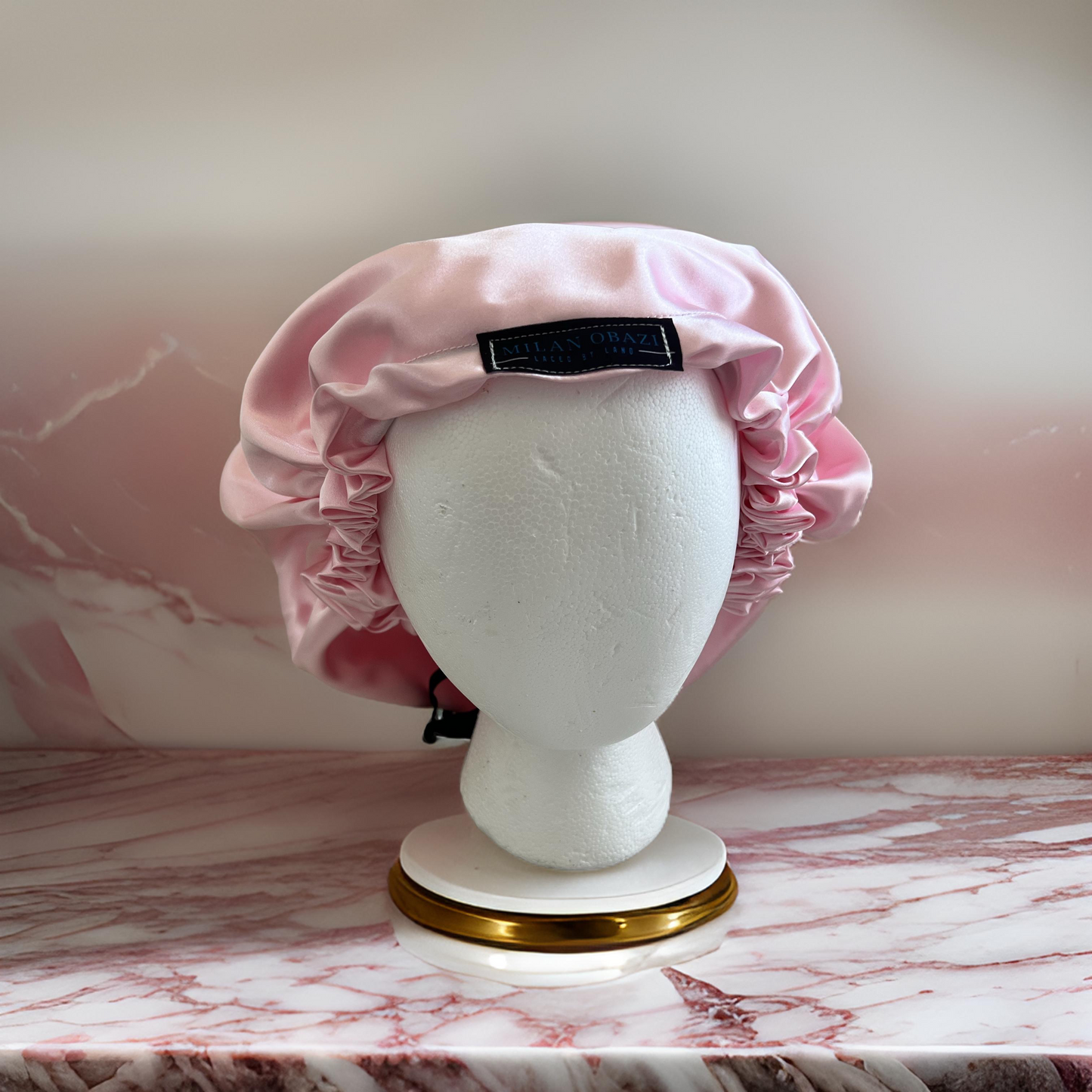 Adult Custom Adjustable Pink Bonnet